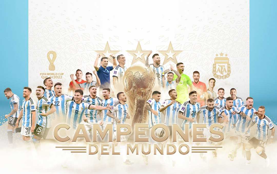 庆祝夺冠！阿根廷国家足球队更新LOGO，两颗星变三颗星！